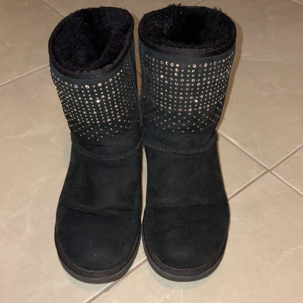 Black Swarvovski Crystal Uggs